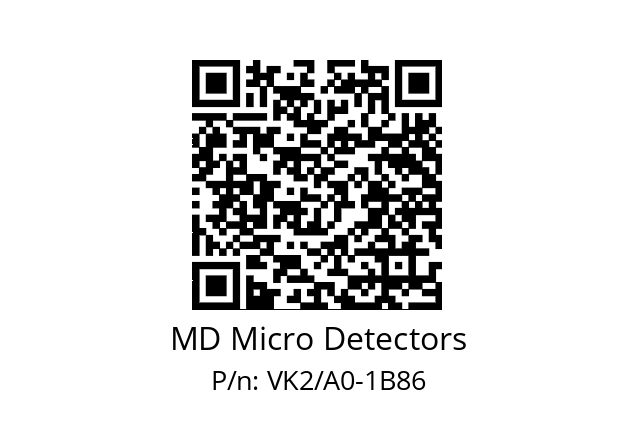   MD Micro Detectors VK2/A0-1B86