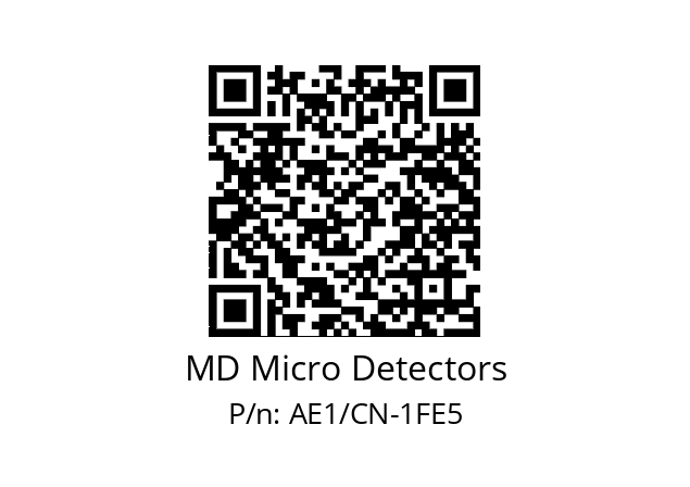   MD Micro Detectors AE1/CN-1FE5