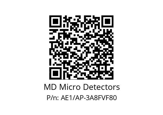   MD Micro Detectors AE1/AP-3A8FVF80