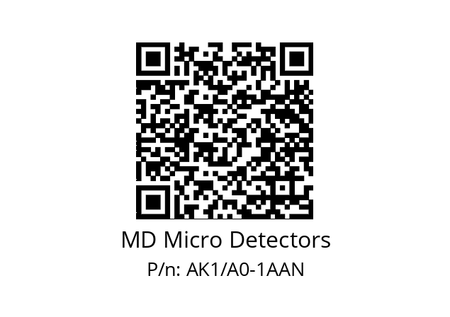   MD Micro Detectors AK1/A0-1AAN