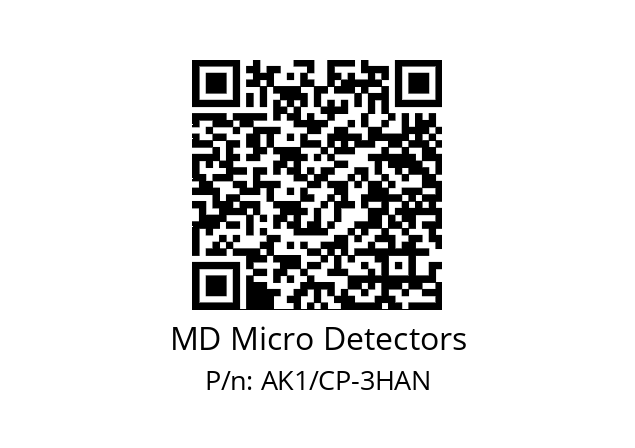   MD Micro Detectors AK1/CP-3HAN