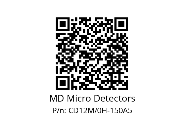   MD Micro Detectors CD12M/0H-150A5