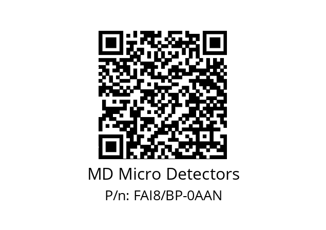   MD Micro Detectors FAI8/BP-0AAN