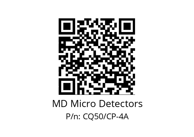   MD Micro Detectors CQ50/CP-4A