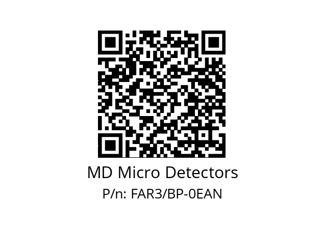   MD Micro Detectors FAR3/BP-0EAN