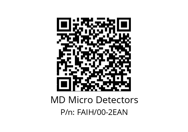   MD Micro Detectors FAIH/00-2EAN