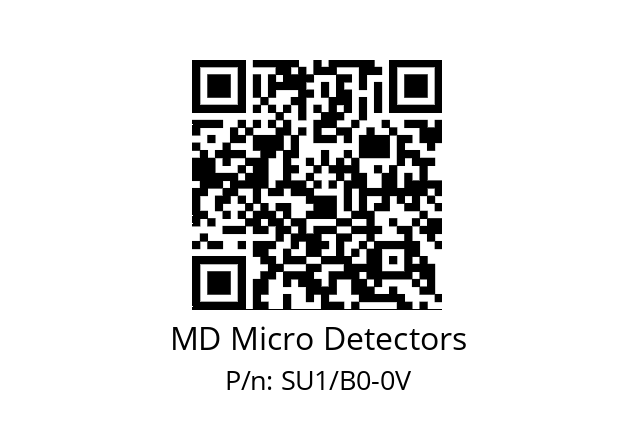   MD Micro Detectors SU1/B0-0V