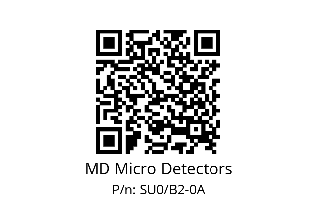   MD Micro Detectors SU0/B2-0A