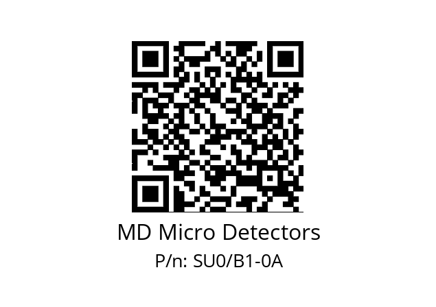   MD Micro Detectors SU0/B1-0A