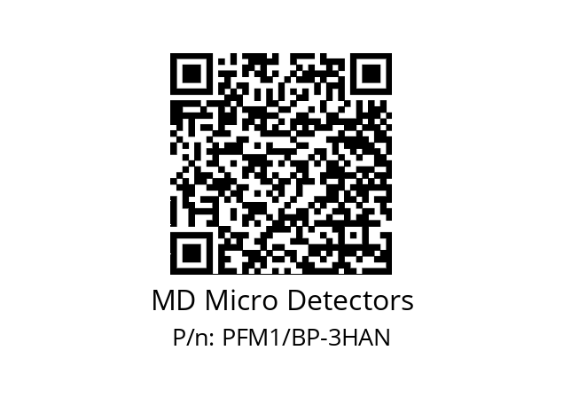   MD Micro Detectors PFM1/BP-3HAN