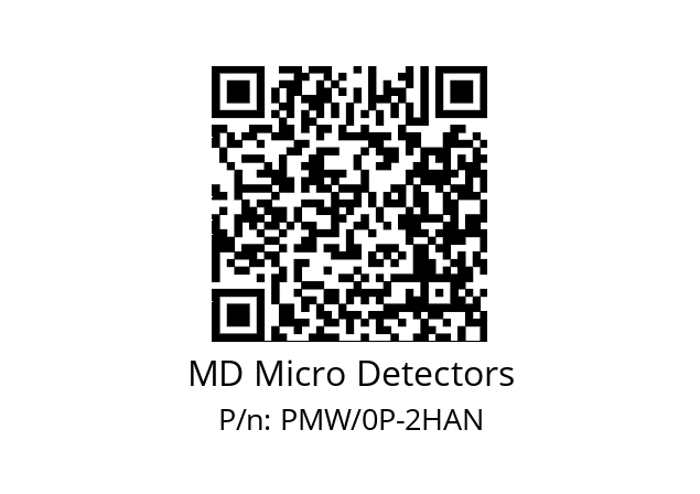   MD Micro Detectors PMW/0P-2HAN