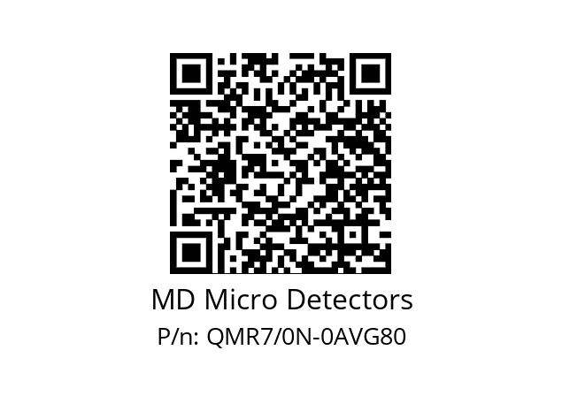   MD Micro Detectors QMR7/0N-0AVG80