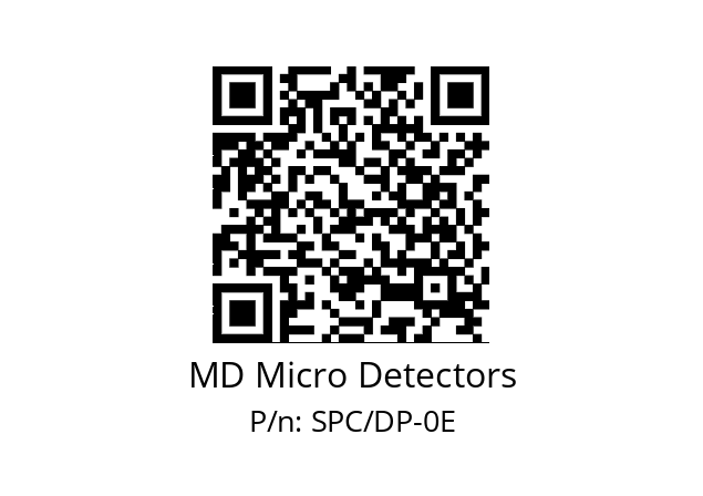   MD Micro Detectors SPC/DP-0E