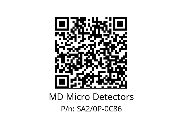   MD Micro Detectors SA2/0P-0C86