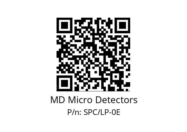   MD Micro Detectors SPC/LP-0E