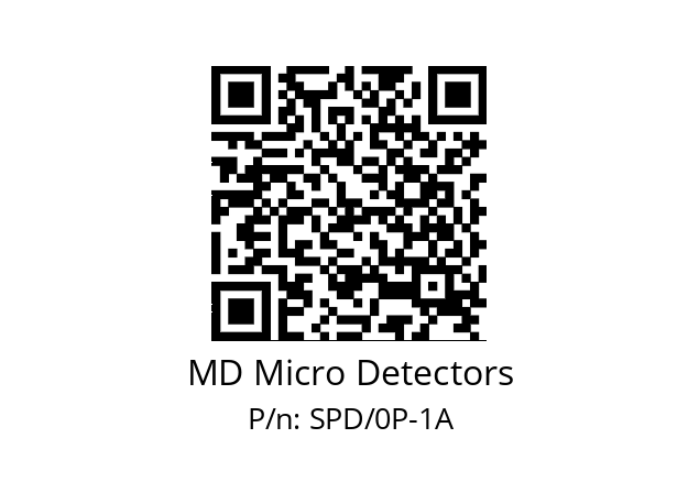   MD Micro Detectors SPD/0P-1A