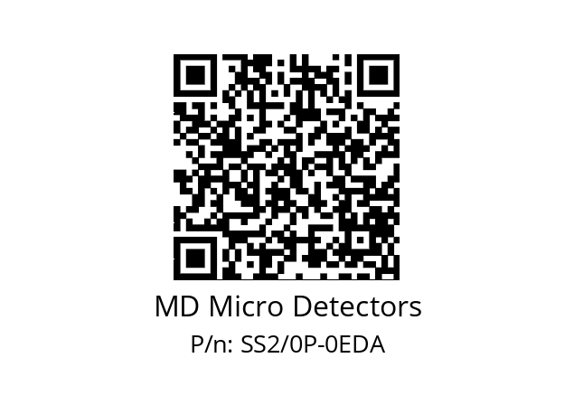   MD Micro Detectors SS2/0P-0EDA