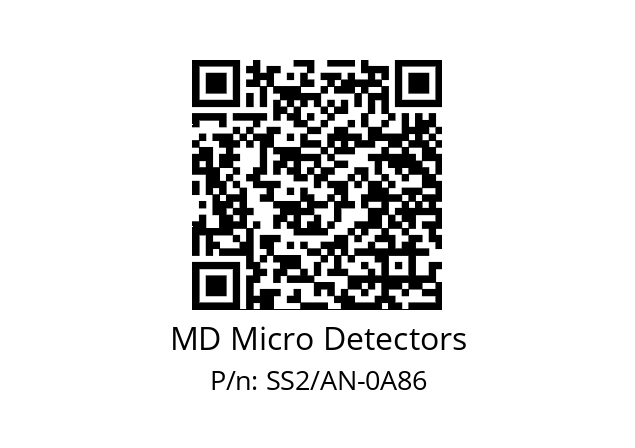   MD Micro Detectors SS2/AN-0A86