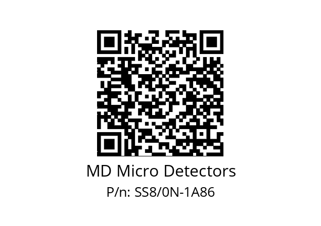   MD Micro Detectors SS8/0N-1A86