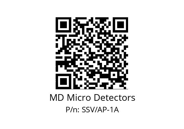   MD Micro Detectors SSV/AP-1A