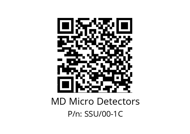   MD Micro Detectors SSU/00-1C