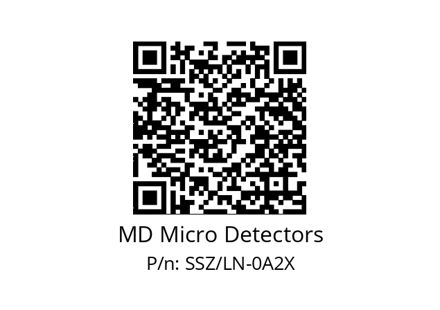   MD Micro Detectors SSZ/LN-0A2X