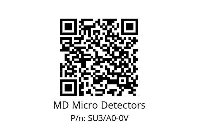   MD Micro Detectors SU3/A0-0V