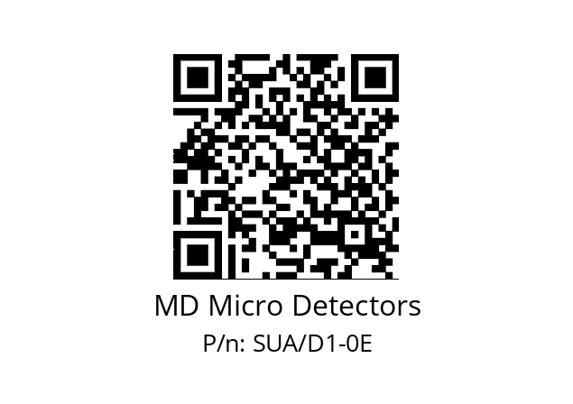   MD Micro Detectors SUA/D1-0E