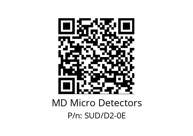   MD Micro Detectors SUD/D2-0E