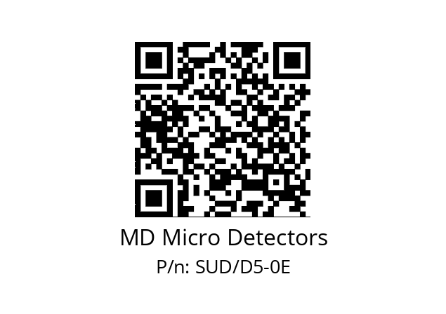   MD Micro Detectors SUD/D5-0E