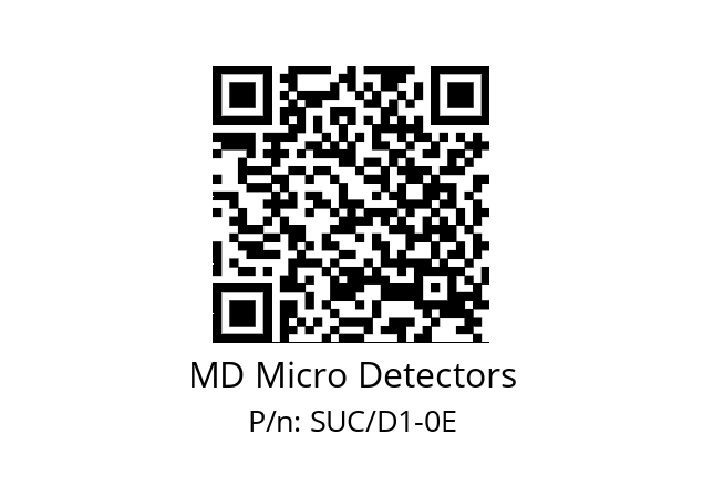   MD Micro Detectors SUC/D1-0E