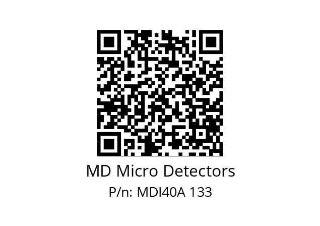  MDI40A300S5/30P6SXPR MD Micro Detectors MDI40A 133