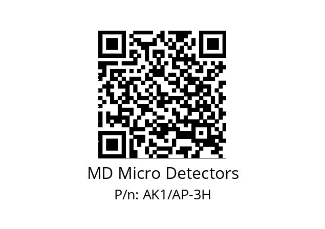   MD Micro Detectors AK1/AP-3H