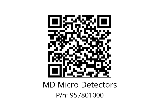   MD Micro Detectors 957801000