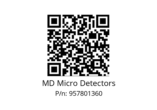   MD Micro Detectors 957801360