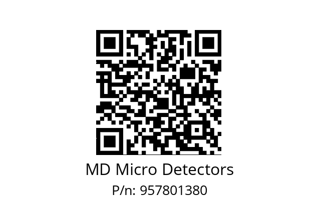   MD Micro Detectors 957801380