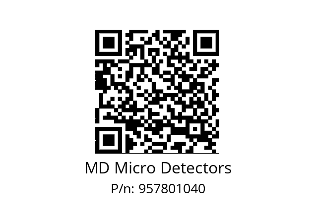   MD Micro Detectors 957801040