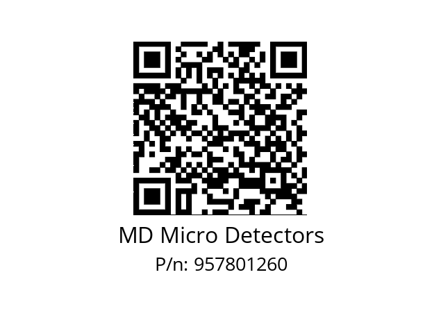   MD Micro Detectors 957801260