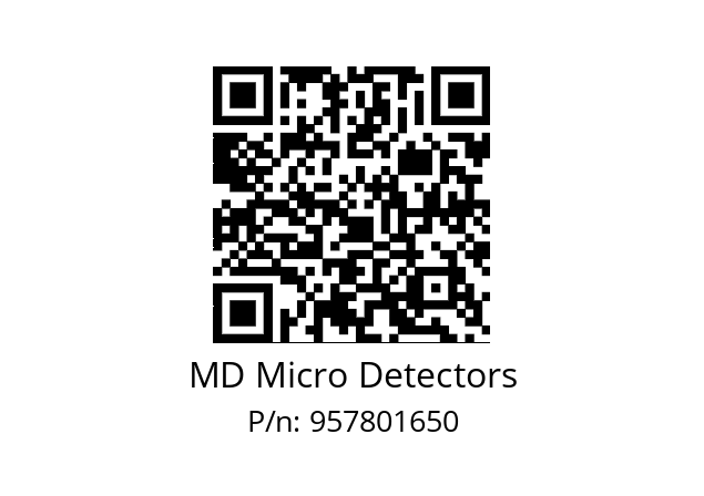   MD Micro Detectors 957801650