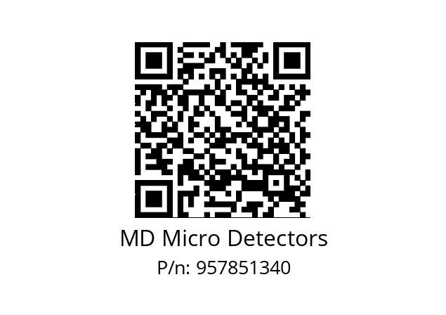   MD Micro Detectors 957851340