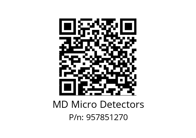   MD Micro Detectors 957851270