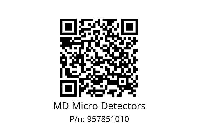   MD Micro Detectors 957851010