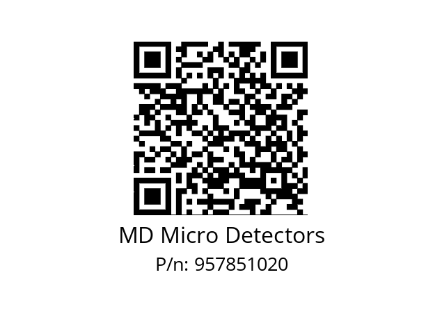   MD Micro Detectors 957851020