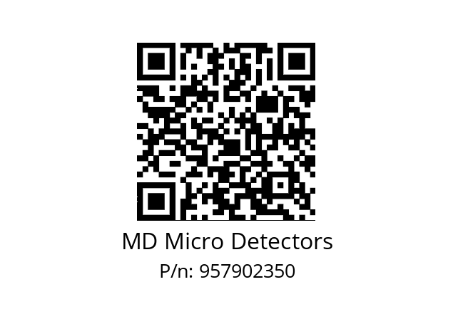   MD Micro Detectors 957902350