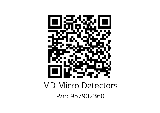   MD Micro Detectors 957902360