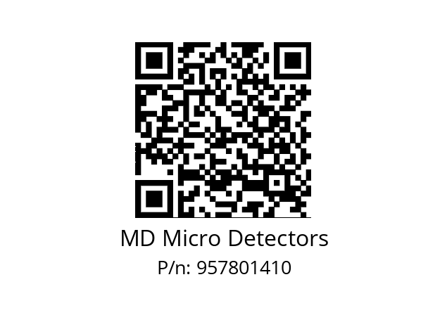   MD Micro Detectors 957801410