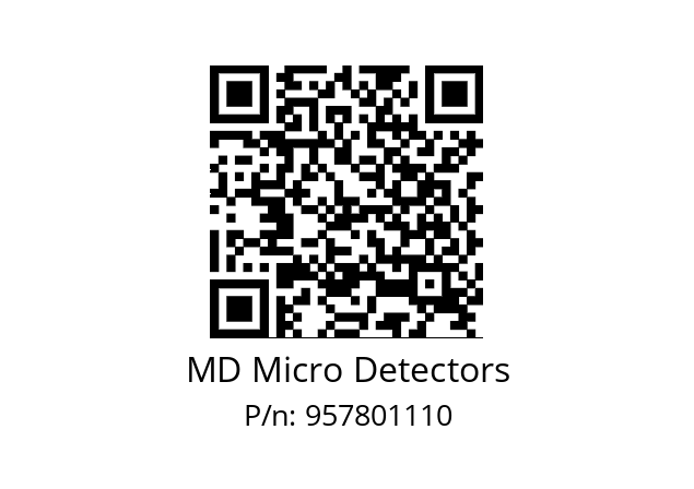   MD Micro Detectors 957801110