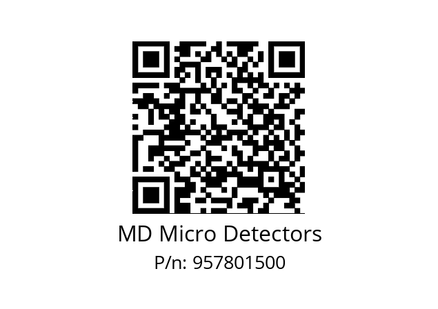   MD Micro Detectors 957801500