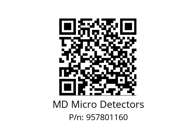   MD Micro Detectors 957801160