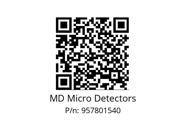   MD Micro Detectors 957801540